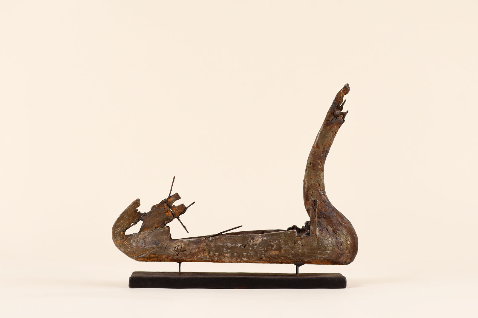 Menschliche Lebensform, Beton / Stahl, H 150 cm