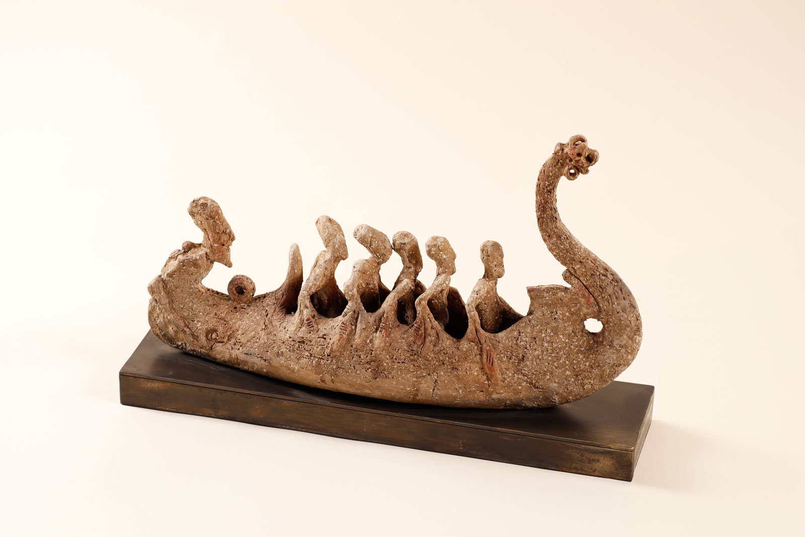 Menschliche Lebensform, Beton / Stahl, H 150 cm